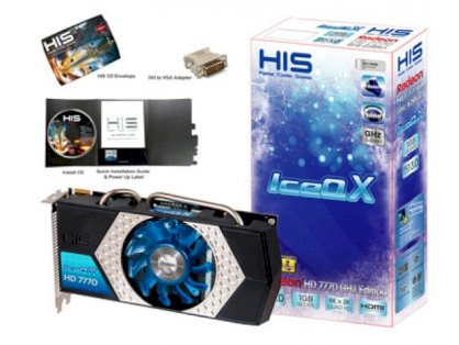 HIS H777QN1G2M (ATI Radeon HD 7770 Cooler IceQ X 1GB GDDR5, PCI Express 3.0 x16)