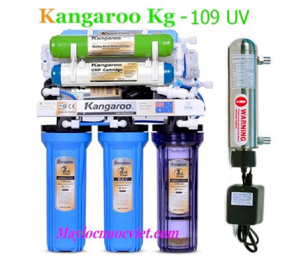 Máy lọc nước kangaroo 9 lõi lọc KG109 đèn uv không tủ