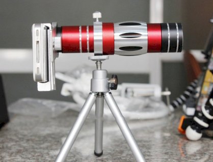 Ống kính TeLe Zoom 18X và marco 150X