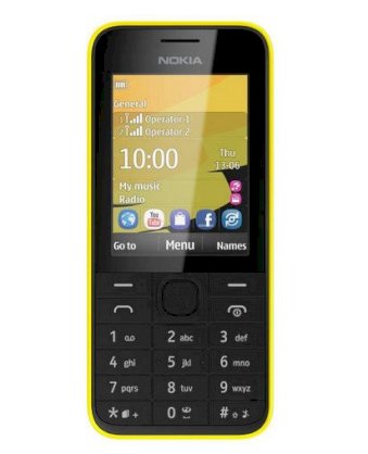 Nokia 208 Dual SIM Yellow