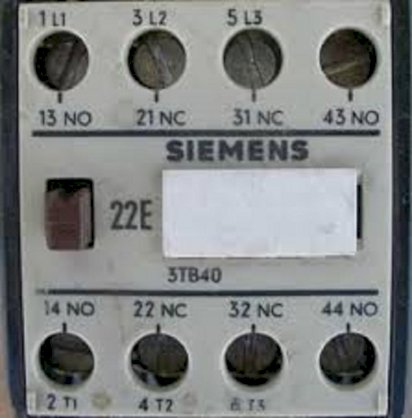 Contactor Siemens (22E,44E) 3T-B40 (3TH82)