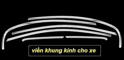 Nẹp viền Inox toàn bộ chân kính xe Civic 2006 - 2011