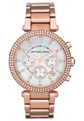 Đồng hồ Michael Kors Mid-Size Rose Golden Parker Watch 39MM MK5491