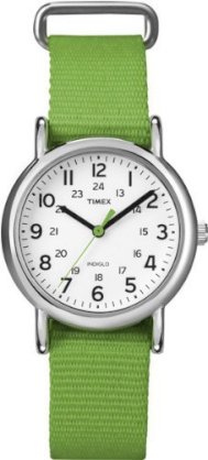 Timex Women's T2N835 Weekender Green