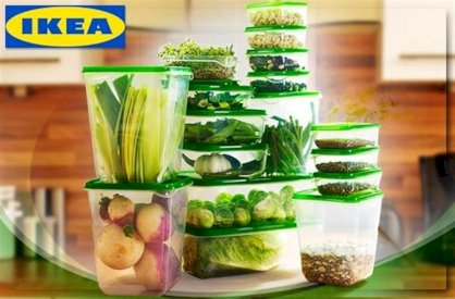 Bộ 17 hộp thực phẩm Pruta Ikea