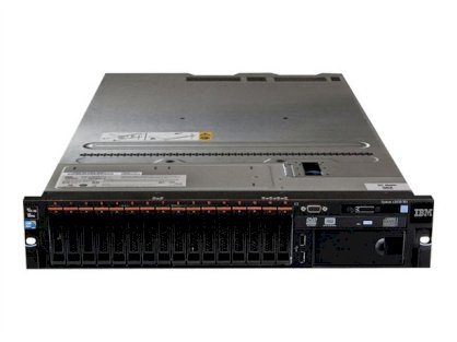 Server IBM X3650M4-Rack 2U (7915D3A) (Intel Xeon E5-2630 v2 2.60GHz, RAM 8GB, 550W, Không kèm ổ cứng)