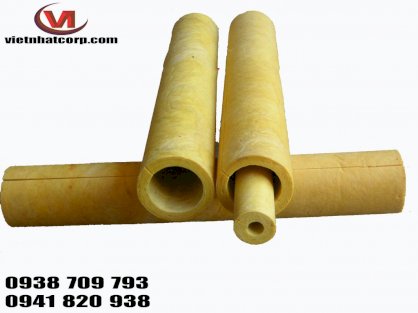 Ống Rockwool cách nhiệt phi 28 x 25mm