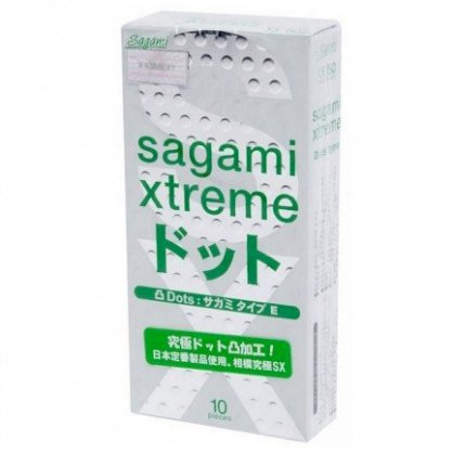 Bao cao su Sagami Xtreme E White gai gân hộp to