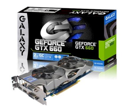 Glaxy GeForce GTX660 GC 2GB (66NPH7DN6ZVZ) (Nvidia GeForce GTX 660, 2048MB GDDR5, 192-bit, PCI Express 3.0)