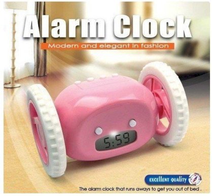 Đồng hồ Bánh xe (Clocky Run-away Alarm Clock on Wheels)