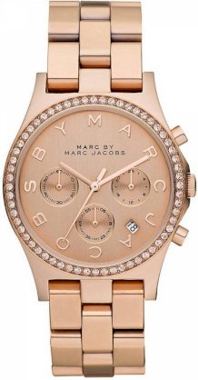 MARC JACOBS Henry Rose Chronograph Watch 40mm MBM3118