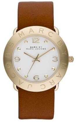 MARC JACOBS Amy Quartz White Dial Ladies Watch 36mm MBM8574