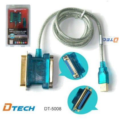 Cáp USB sang LPT, 1284 DTECH DT-5008