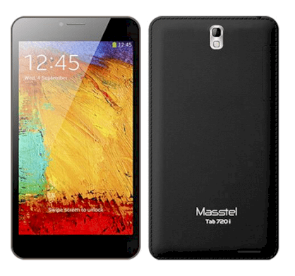 Bộ 1 Masstel Tab 720i 8GB (Black) và 1 Sim 3G