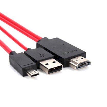 Dây cáp HDMI cho điện thoại dùng cổng Micro usb 8212