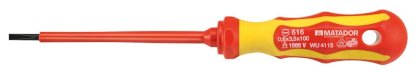 Tua vít dẹp cách điện 1000V 5.5x125mm Matador 0616 1055