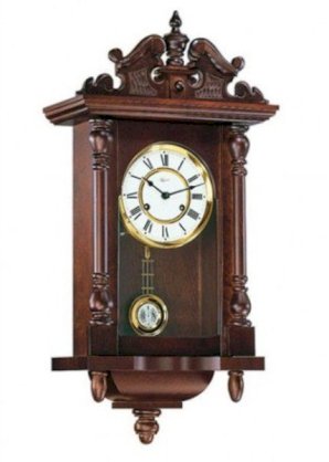 Đồng hồ Hermle Walnut Finish Piccadily Wall Clock – 70091-030141