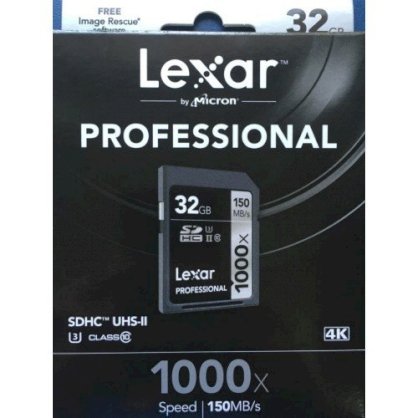 SDHC Lexar Professional 1000X - 32GB