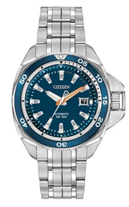 CITIZEN Grand Touring Analog Display Automatic Self Wind Silver Watch 44mm Automatic 9012