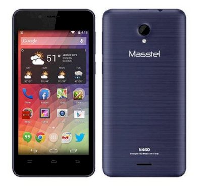 Masstel N460 (Blue) + Dán màn hình + Thẻ nhớ 8GB