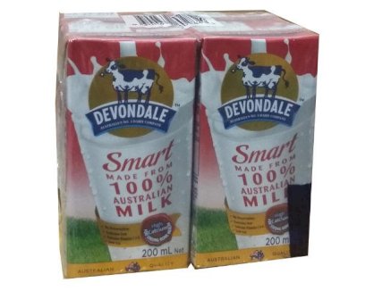 Sữa tươi Devondale ít béo 200ml (24 hộp /thùng)