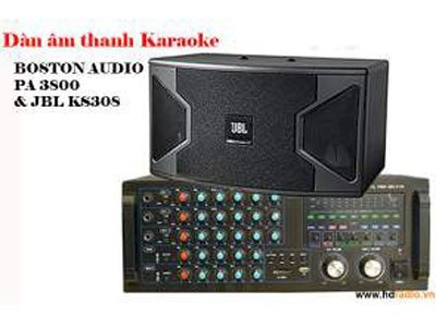Dàn karaoke Boston Audio PA 3800 & JBL KS308
