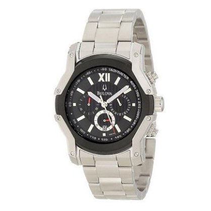 Đồng hồ nam Bulova Men's 98B149 Wintermoor Steel and Black Ion Case Watch