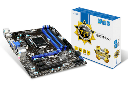 Mainboard MSI B85M-E45 (Intel B85 Express, Socket 1150)