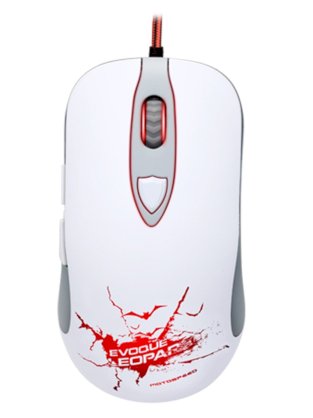 Chuột laser gaming Motoseed V16-1 Evoque Leopard WH màu trắng