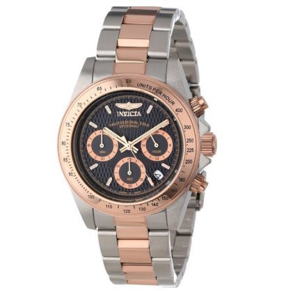 Đồng hồ nam Invicta Invicta Men's 6932 Speedway Professional Collection Chronograph 18k Rose Gold-Plated and Stainless Steel Watch