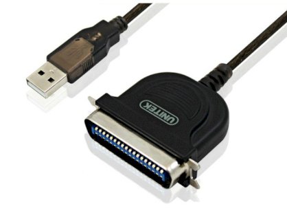 Cáp máy in 1.5m USB ra LPT IEEE 1284 Unitek Y-120