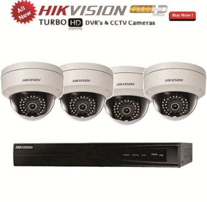 Bộ 4 camera quan sát HD - IP HIKVISION HIK - IPT04