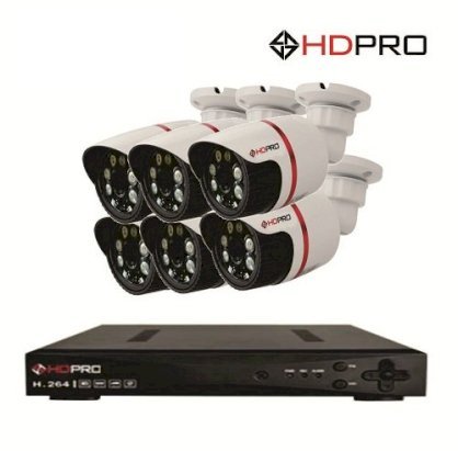Bộ 6 camera quan sát AHD HDPRO HDPT6-AHD