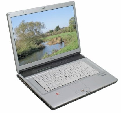 Fujitsu Lifebook E8210 (Intel Pentium, 1GB RAM, 40GB HDD, VGA ATI Radeon X1400, 15.4 inch, Dos)