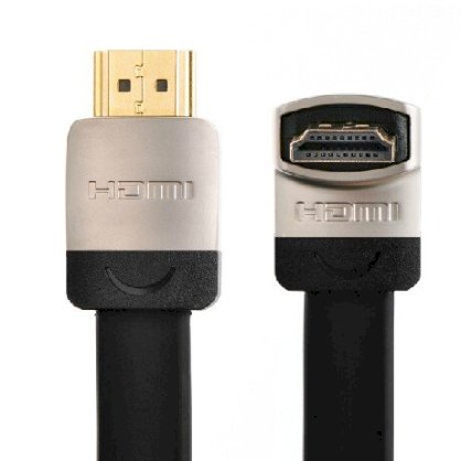 Cáp HDMI to HDMI Ugreen Hdd122 dài 2 mét đầu bẻ góc 90 độ