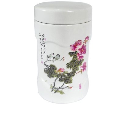 Hộp đựng trà hoa đào Vietnam Souvenir (Trắng)