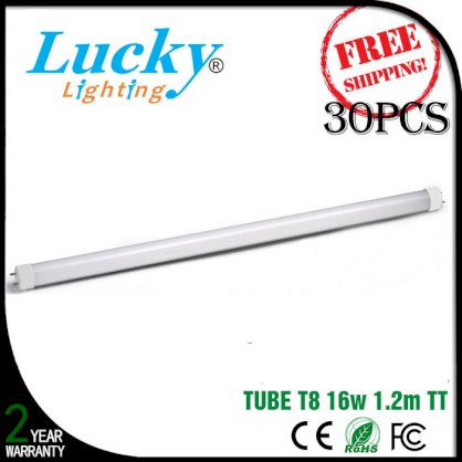 Đèn LED tuýp T8 1,2m 16W bóng thủy tinh 2 lớp Lucky Lighting