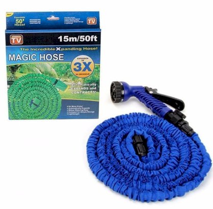 Vòi xịt giãn nở 3 lần 5m thành 15m Magic Hose