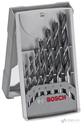 Bộ 7 mũi khoan gỗ Brad Point 3,4,5,6,7,8,10 Bosch 2607017034