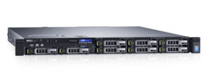 Dell PowerEdge R330 - CPU E3-1240v5 (Intel Xeon E3-1240 v5 3.5GHz, Ram 8GB, Raid S130 (0,1,5,10), 1x PS, Không kèm ổ cứng)