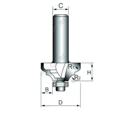 Mũi phay chỉ nổi nhỏ Kimmie H11