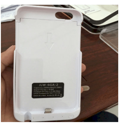 Ốp lưng kiêm sạc dự phòng cho iPhone 6 JLW 6GA-2 (7000 mAh)