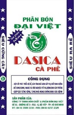 Phân bón trung vi lượng Đại Việt DASICA Cà Phê