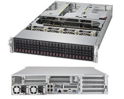 Server Supermicro SuperServer 2048U-RTR4 (Black) (SYS-2048U-RTR4) E5-4655 v3 (Intel Xeon E5-4655 v3 2.90GHz, RAM 4GB, 1000W, Không kèm ổ cứng)