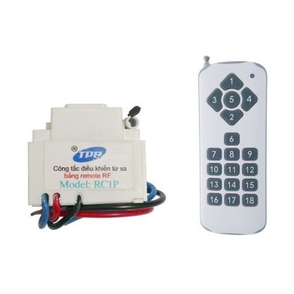 Bộ công tắc điều khiển từ xa sóng RF lắp mặt PANASONIC TPE RC1P + Remote 18 nút R3.4