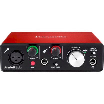 Card âm thanh Focusrite Scarlett Solo MKII MK2 (2nd Generation)- USB