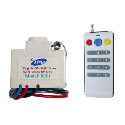 Bộ công tắc điều khiển từ xa IR + RF TPE RI01 + Remote 15 nút R3.3