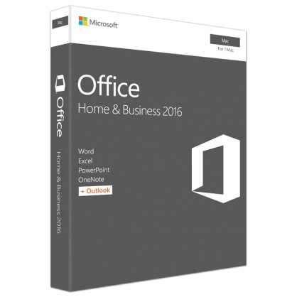 Microsoft Office Mac Home Business 1PK 2016 English APAC EM Medialess (W6F-00476)