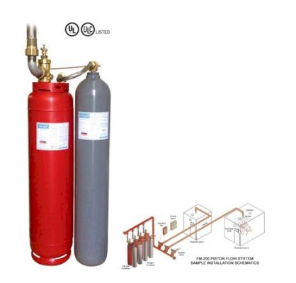 Bình chữa cháy khí gas MASTECO FM200