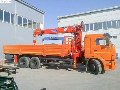 Xe tải cẩu KAMAZ 6540 (8x4) 10 Tấn DINEX
